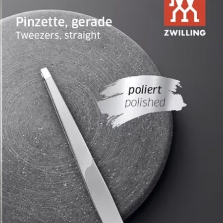ZWILLING Premium Pinzette – Gerade Spitze – Edelstahl – extra präzise – 90 mm